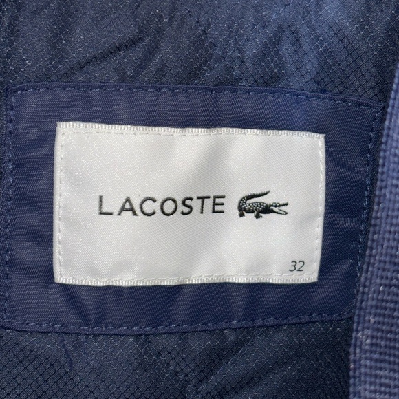 NWOT Women’s Lacoste Varsity Bomber Patch Stripe Jacket Preppy Heritage Sport XS - Picture 14 of 15